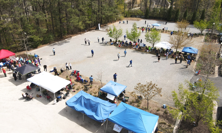 court photo of the club Atlanta Pétanque League located in Atlanta - United States