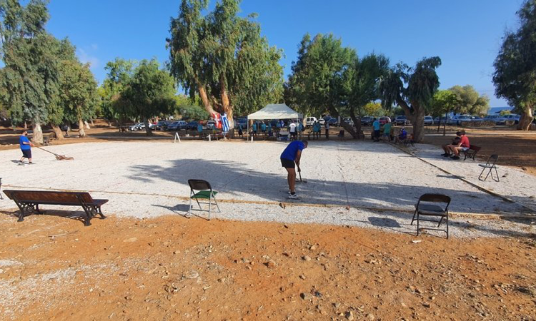 court photo of the club Chania Petanque club located in Chania - Greece