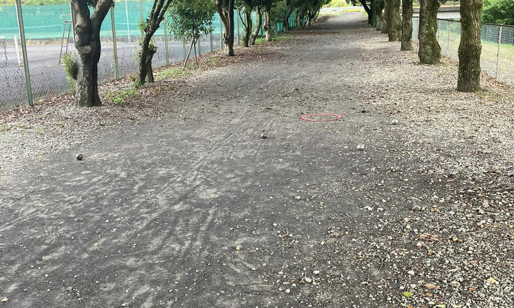 court photo of the club Gifu University Pétanque Circle located in Gifu-shi - Japan
