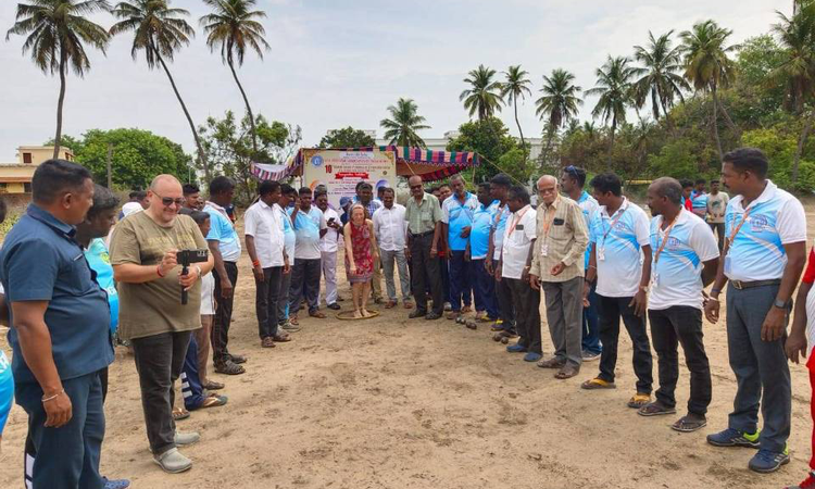 court photo of the club New Petanque Association of Puducherry located in Puducherry - India