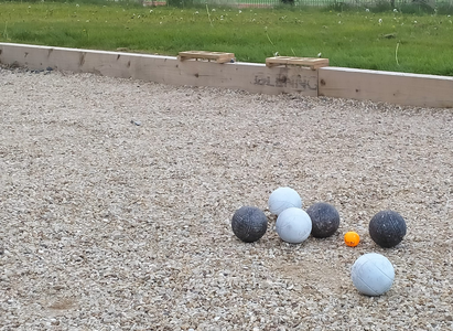 Petanque court of the club Griffeen Valley Petanque Club - Lucan - Ireland