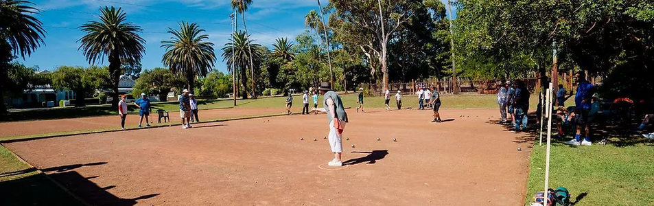 Petanque court of the club Petanque Western Australia - Subiaco - Australia